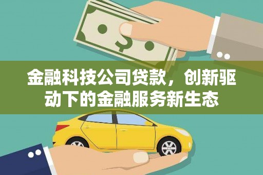 信州金融科技公司贷款，创新驱动下的金融服务新生态