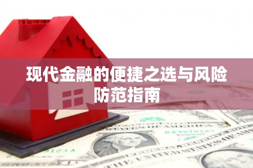信州现代金融的便捷之选与风险防范指南