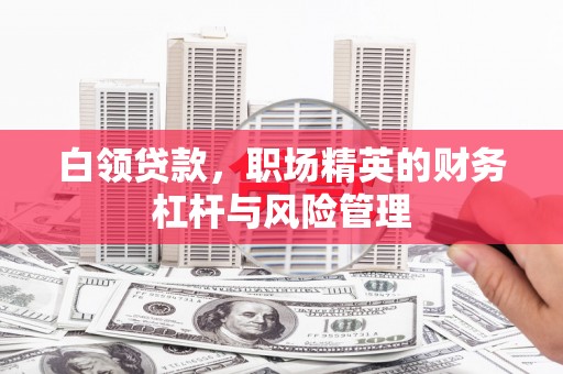 信州白领贷款，职场精英的财务杠杆与风险管理