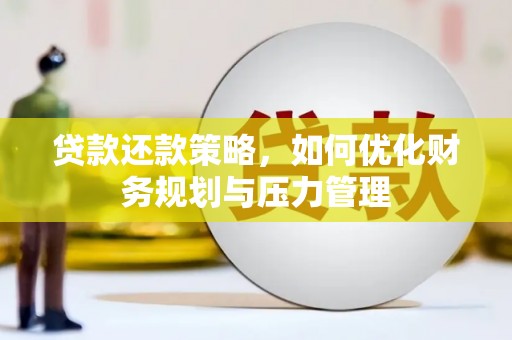 信州贷款还款策略，如何优化财务规划与压力管理
