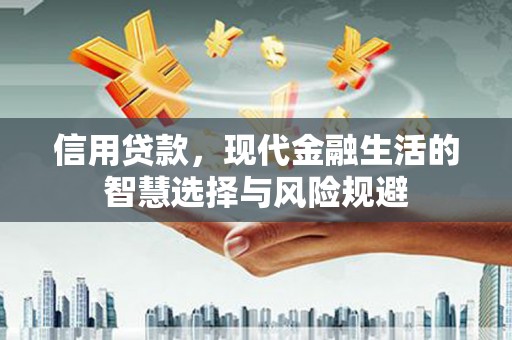 信州信用贷款，现代金融生活的智慧选择与风险规避
