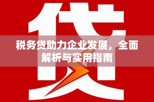 信州税务贷助力企业发展，全面解析与实用指南