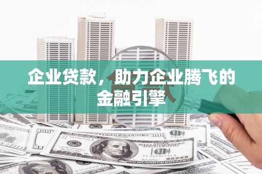 信州企业贷款，助力企业腾飞的金融引擎