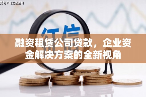 信州融资租赁公司贷款，企业资金解决方案的全新视角