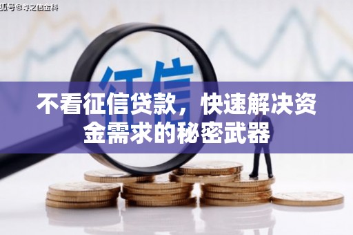 信州不看征信贷款，快速解决资金需求的秘密武器