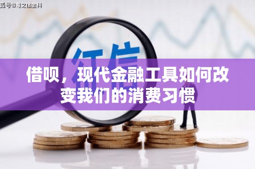 信州借呗，现代金融工具如何改变我们的消费习惯