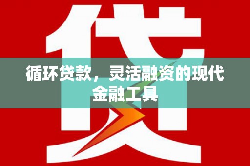 信州循环贷款，灵活融资的现代金融工具