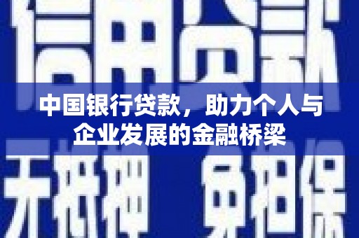 信州中国银行贷款，助力个人与企业发展的金融桥梁