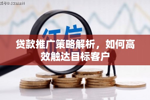 信州贷款推广策略解析，如何高效触达目标客户