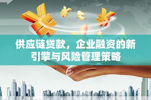 信州供应链贷款，企业融资的新引擎与风险管理策略