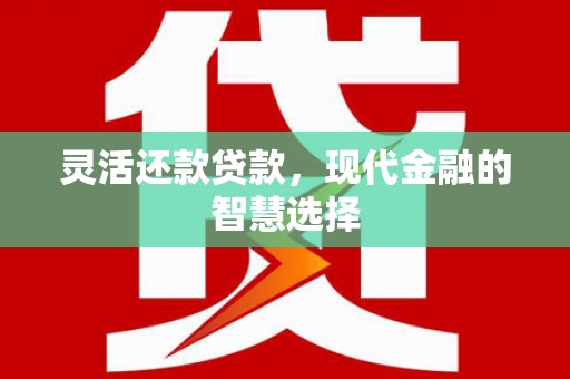 信州灵活还款贷款，现代金融的智慧选择