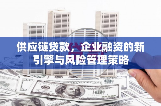 信州供应链贷款，企业融资的新引擎与风险管理策略