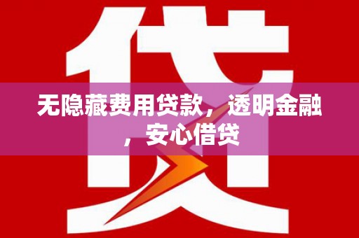 信州无隐藏费用贷款，透明金融，安心借贷
