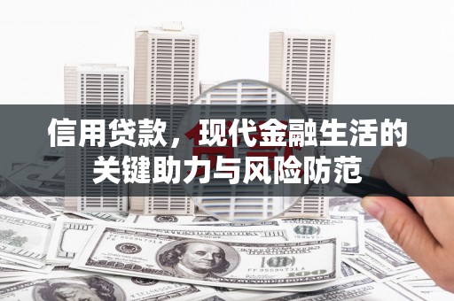 信州信用贷款，现代金融生活的关键助力与风险防范