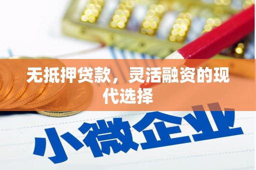 信州无抵押贷款，灵活融资的现代选择