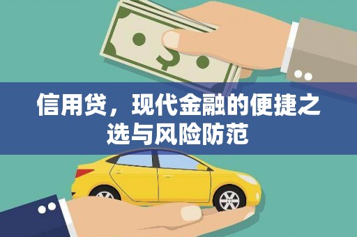 信州信用贷，现代金融的便捷之选与风险防范