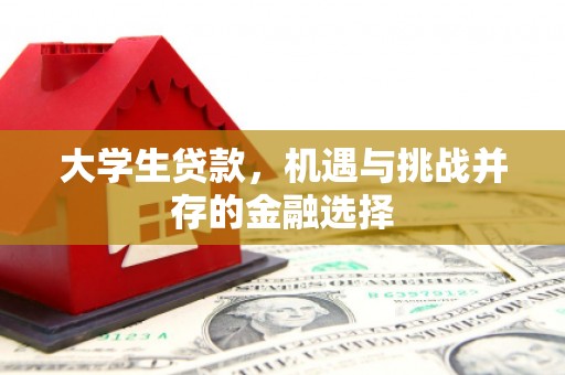 信州大学生贷款，机遇与挑战并存的金融选择