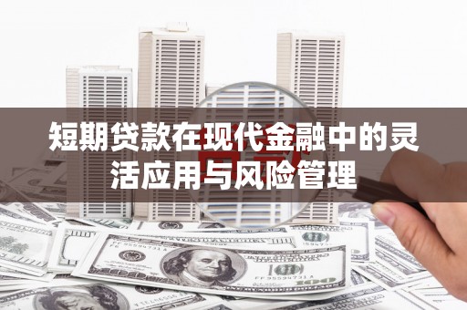 信州短期贷款在现代金融中的灵活应用与风险管理