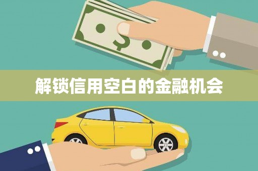 信州解锁信用空白的金融机会