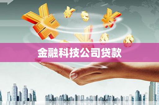 信州金融科技公司贷款
