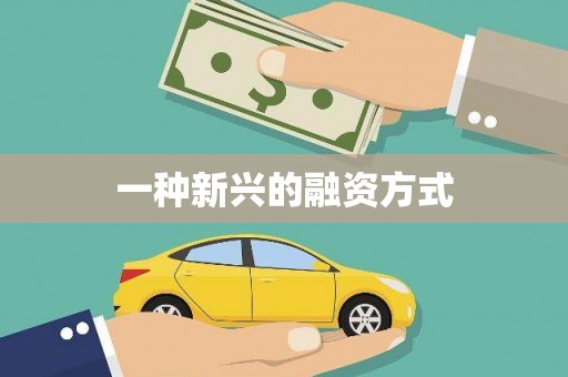 信州一种新兴的融资方式