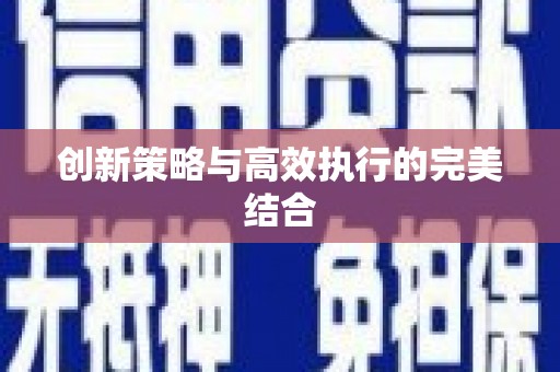 信州创新策略与高效执行的完美结合