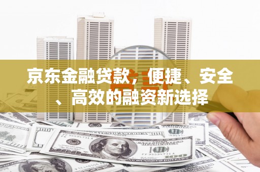 信州京东金融贷款，便捷、安全、高效的融资新选择
