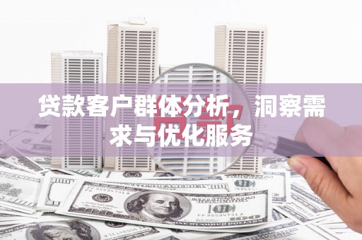 信州贷款客户群体分析，洞察需求与优化服务